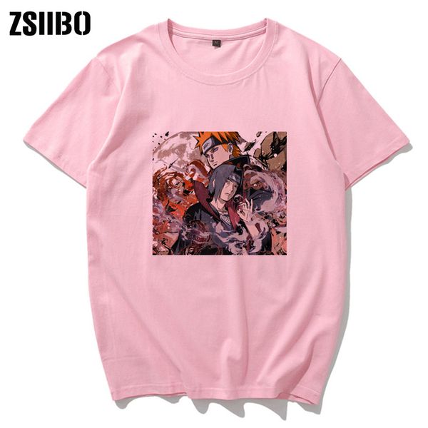 

harajuku men's tshirt naruto uchiha itachi summer short sleeve japanese anime print streetwear hooded sweatshirt hoodie men t shirt