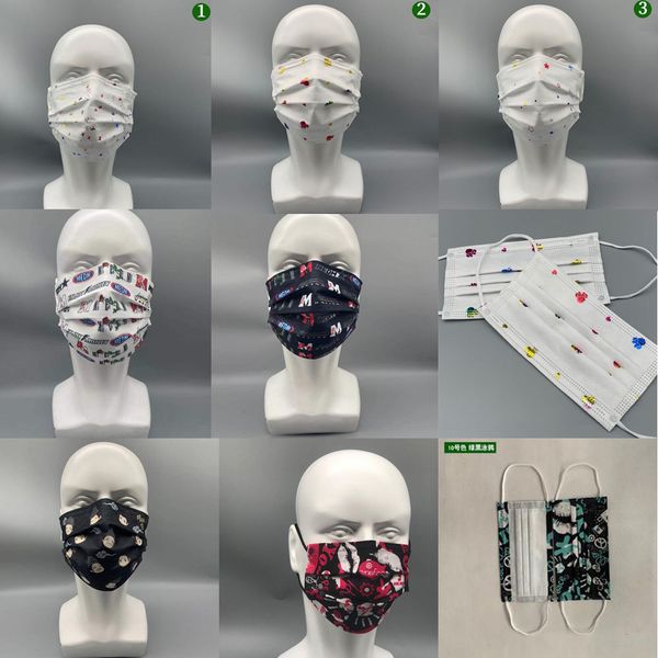 

multicolor brand 3 layer 95%filtration efficiency children cartoon disposable face mask dustproof prevention influenza face mouth mask