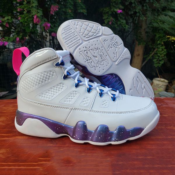 

handsome classic white jbc9 mens shoes high cute fashion pink multi color 9s mens outdoor trainers sports sneakers eur40-47