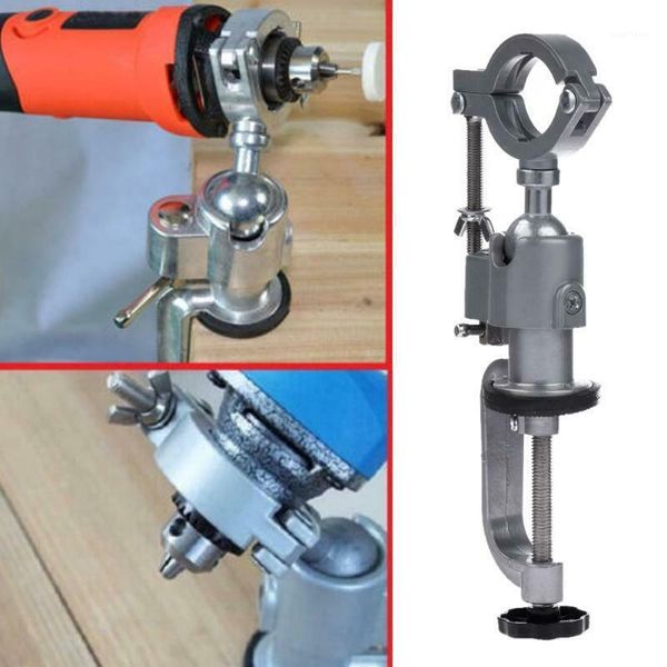 

portable grinder stand aluminum alloy holder rotation electric drill accessories1