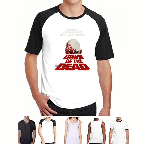 

men t shirt dawn of the dead romero zombie movie black t-shirt women1 sport hooded sweatshirt hoodie