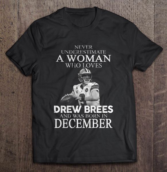 

смешная мода не недооценивает женщину кто любит дрю брис и родилась в декабре женщина спорт толстовка с капюшоном толстовка футболка