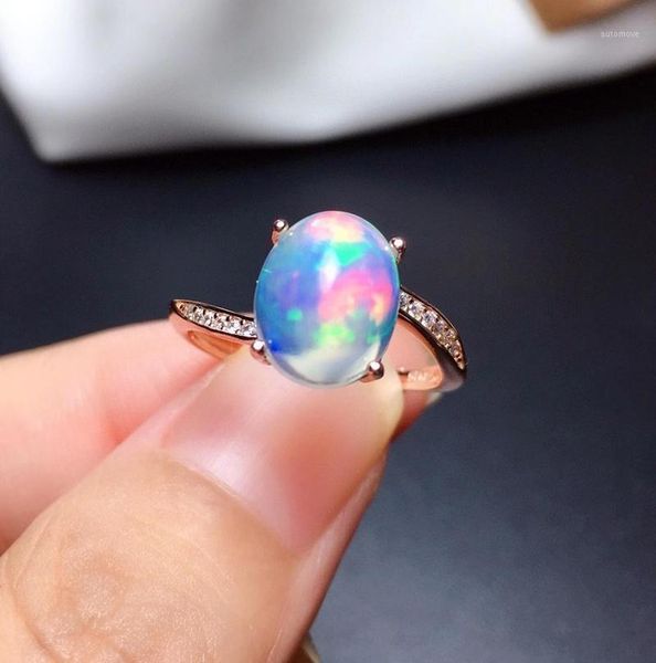 

gift natural real the giftfor your girl friend natural real opal ring 925 sterling silver fine jewelry opal ring1, Golden;silver