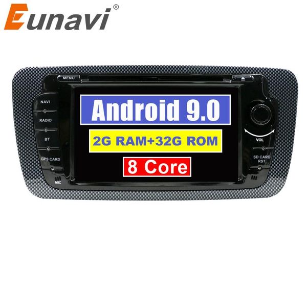 

player eunavi ips 2din android 9 car dvd radio for seat ibiza 6j 2009 2010 2012 2013 gps navigation multimedia stereo two din audio rds
