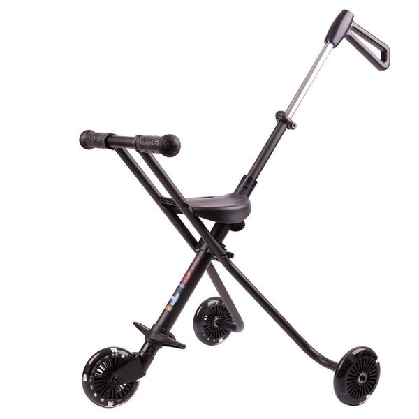 

kids three-wheeled carts children's folding bikes for kids walking folding scooter portable wheelchair