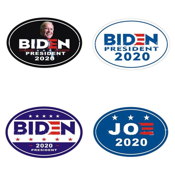 

2020 joe biden president stickers america candidate car ellipse sticker us flag multi color wall tiles fridge magnets popular 2 5qf g2