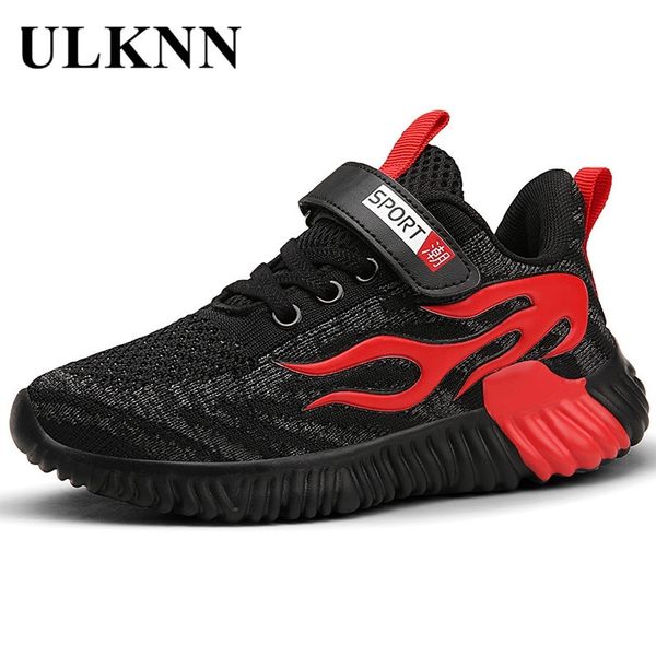 

ulknn children's shoes boy's sneakers kids shoes 8 baby big kid 12 boy shoes 10-year-old trendy casual shoe y201028, Black