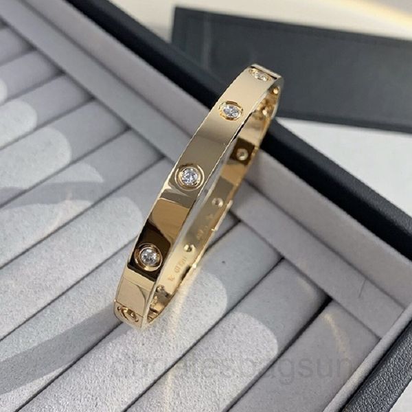 

v gold original cnc sky star high version wide six diamond narrow kajia bracelet four no ten 6knq, Black