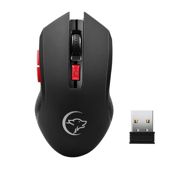 

g817 universal adjustable 2400dpi pc battery powered 2.4g wireless gaming mouse
