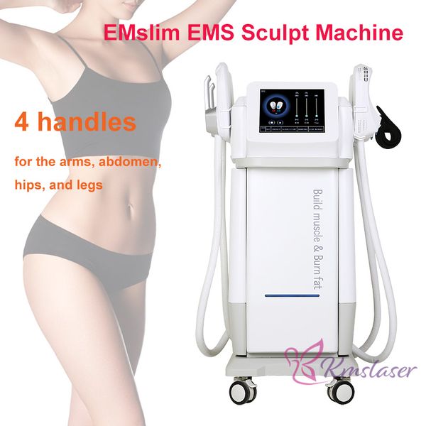 

new 4handles emslim beauty ems muscle stimulator body sculpting machine ems body sculpt electromagnetic hiemt emslim beauty salon equipment