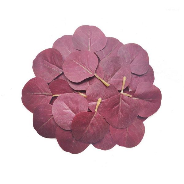

decorative flowers & wreaths artificial eucalyptus leaves garland vine wedding greenery for home wall decor1