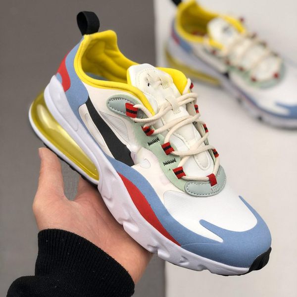 

new 270 react eng travis scott cactus trails white black air mens running shoes for women 270s trainers sports sneakers size 36-45 maxes x, Black;red