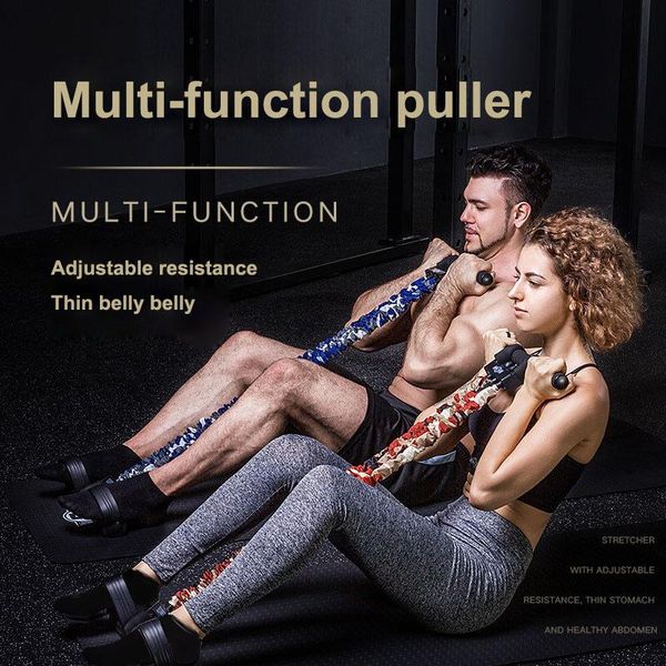 

resistance bands adjustablepedal tensioner tension rope belt home elastic fitness equipment and sit-up aids