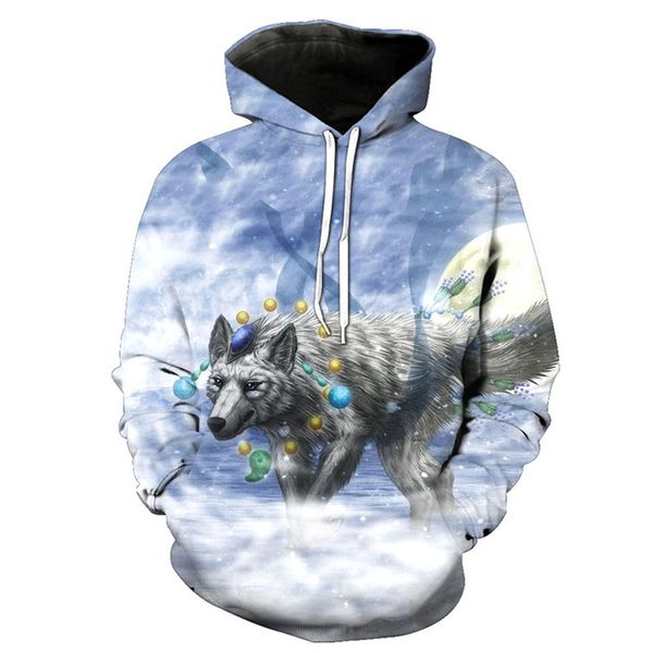 

2020 trend new 3d digital printing casual sports loose hooded sweater for men autumn winter, Black;white