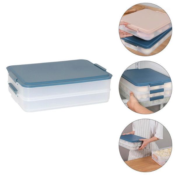 

1 pc fresh box preservation box multipurpose useful large capacity dumpling for home1