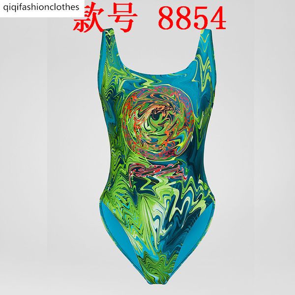 

one piece bikini women's new style tag dahong swimsuit factory, Red;black