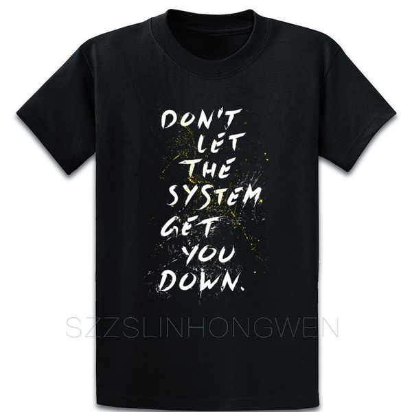 

dont let it get you down t shirt letters fit o-neck design humor basic solid tee shirt summer shirt sport hooded sweatshirt hoodie
