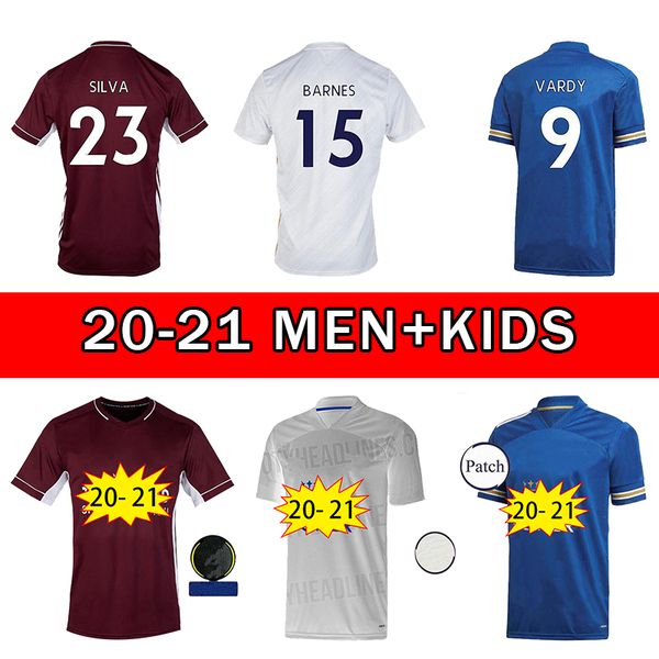 

2020 2021 leicester tswy maillot de foot soccer jerseys vardy fans ricardo ndidi maddison high-quality uniform men kids kits, Black;yellow
