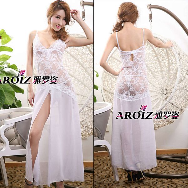 

princs white drs transparent noble coquettish allure women's erotic underwear products, Black;white