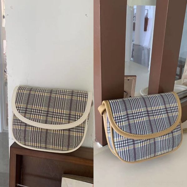 

gnam9 british bagsatchel square bagstyle internet running small style ins plaid small square bag women's red bag early autumn korean sa