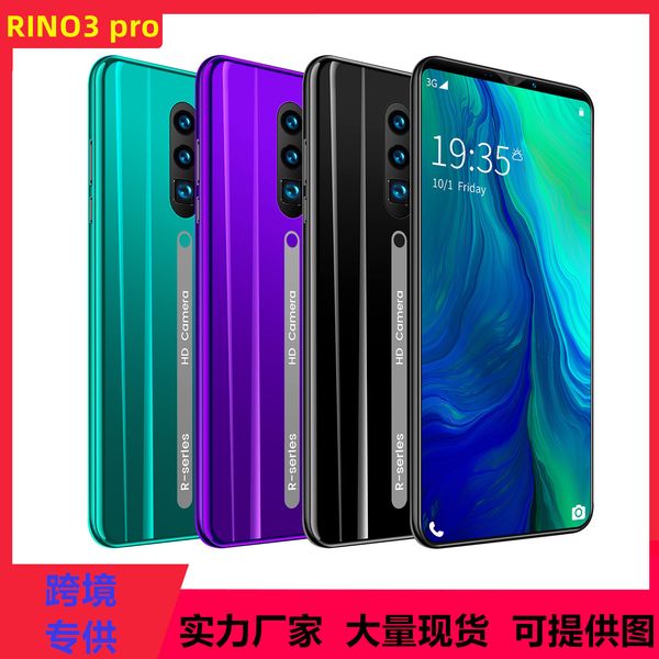 

mobile currently available spot wholesale new cross-border mobile phone rino3pro smart phone 5.72-inch android foreign language