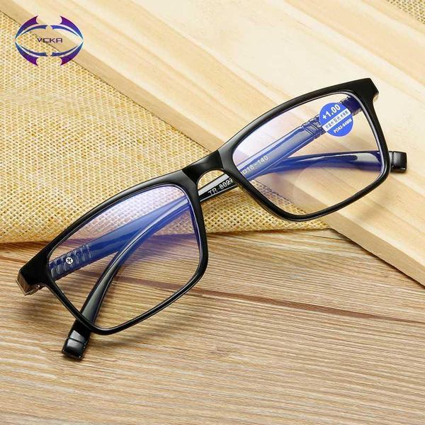 

vcka far near dual-use women reading glasses men anti blue rays presbyopia eyeglasses antifatigue computer eyewear +1.0 to +4.1, White;black