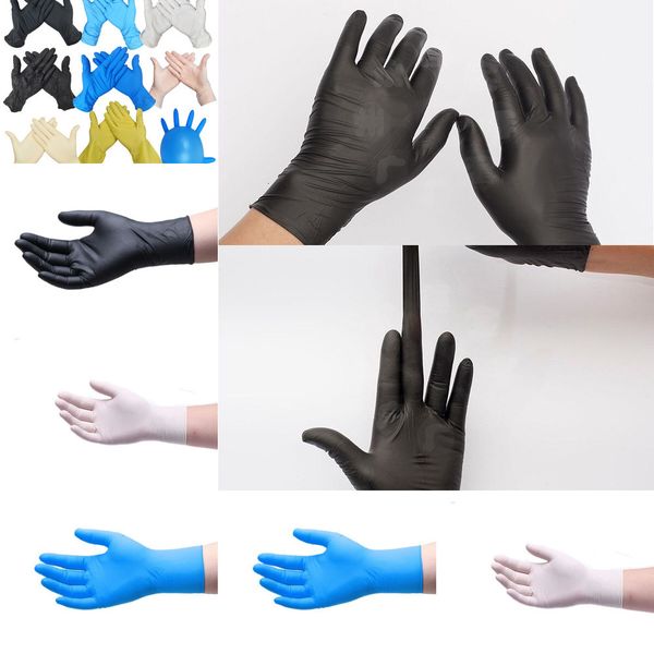 

ship blue disposable gloves disposable dhl color plastic gloves nitrile gloves household cleaning wear-resistant dust proof 7594bhpk icbg