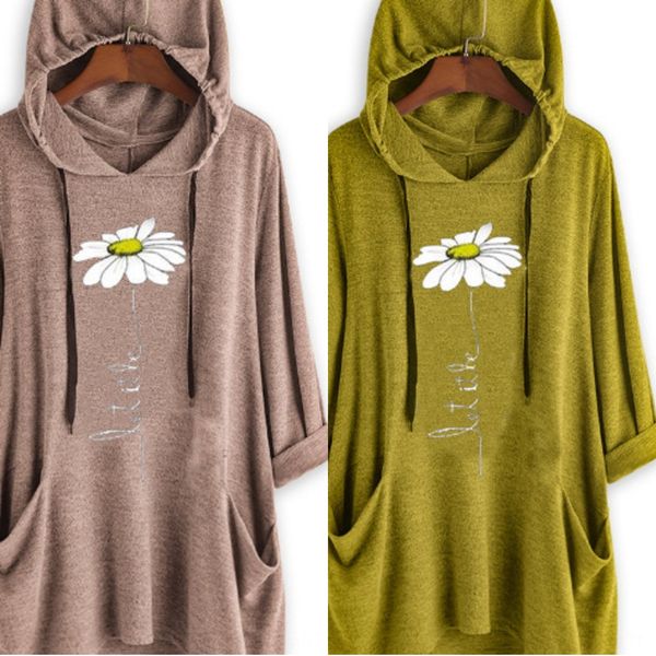 

2020 autumn and winter irregular hooded loose hoodie long sleeve plus size hoodie hoodie 0bm2m, Black