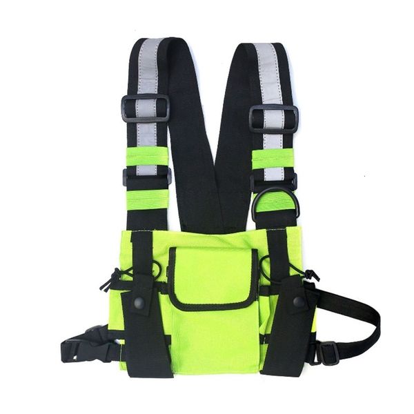 

черная пятница пуля hip hop streetwear vest рюкзак функциональный жилет тактический город walking chest кольцо сумка для мужчины или женщины