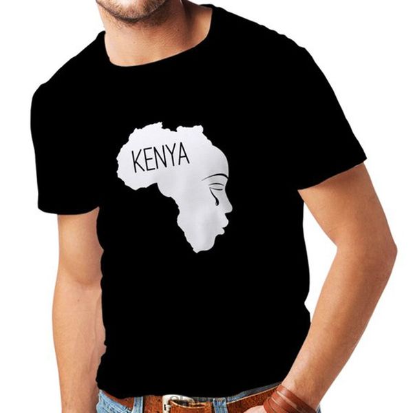 

men's support kenya face map t-shirt new fashion tees summer brand tshirts sport hooded sweatshirt hoodie