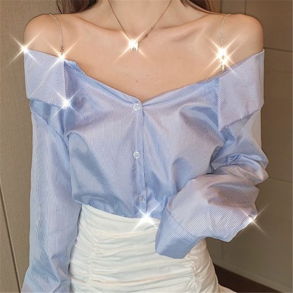 

kfr7z женщины чувства ниша sexyshoulder цепь design top верхней сторона юбка рубашка оборки юбки 0lp0y, Gray