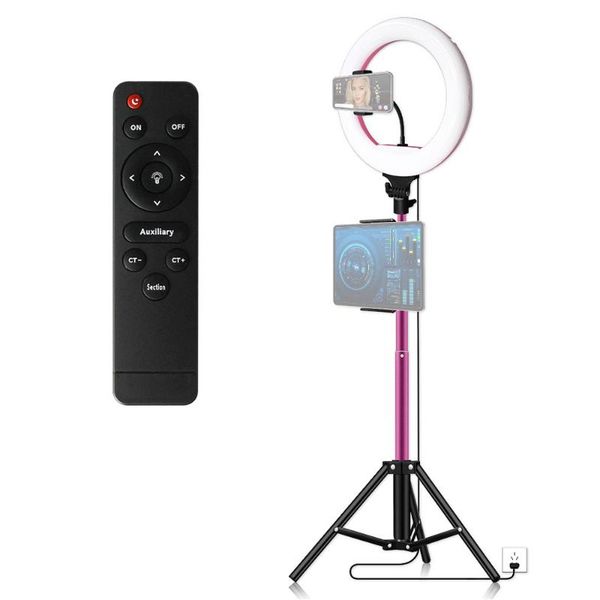 

32cm/12inch led ring light fill-in lamp 3500k-5600k dimmable with remote control for youtube video recording live streaming
