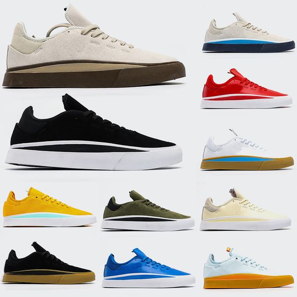 

new style sabalo hardies casual shoes stripes black red yellow white men women canvas trainers sport skateboard sneakers chaussures 36-45, White;red