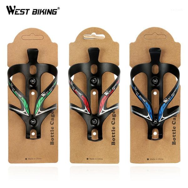 

water bottles & cages west biking bike ultra light aluminum alloy mtb road bicycle bottle holder mountain cycling fixed gear cage1