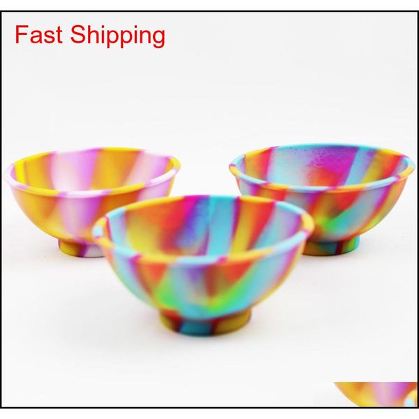 

sile jars dabs wax container 2.6" non stick fda approved small oil concentrate dish for smoking honey straw qylnok bdesports