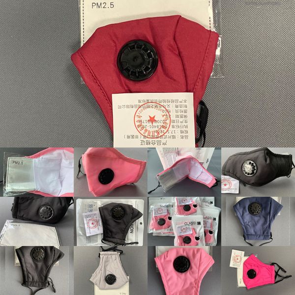 

valve mask breathable pm2.5 cotton activated carbon anti-dust filter-washable reusable respirator face cover with f