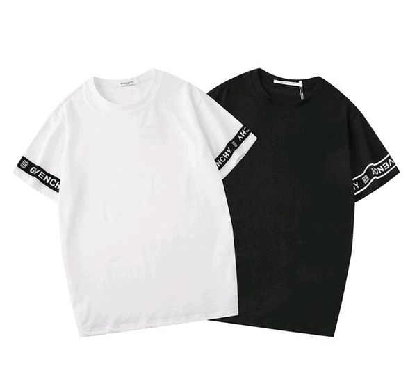 

mens desigr t-shirts luxury new desig short sleeves fashion printed casual outdoor clothes 2020 summer 2 colors m-2xl, White;black