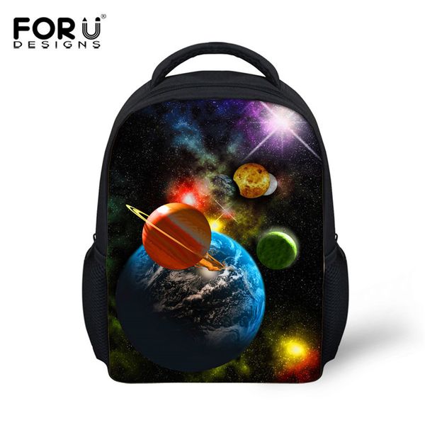 

forudesigns cool 3d solid pattern small shoulder backpacks for kids mochila kindergarten baby school bags universe star book bag y0125