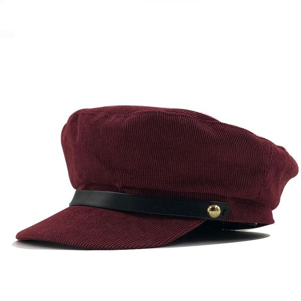 

autumn octagonal hats for women flat baseball cap ladies solid caps women casual berets hat gorra militar, Blue;gray