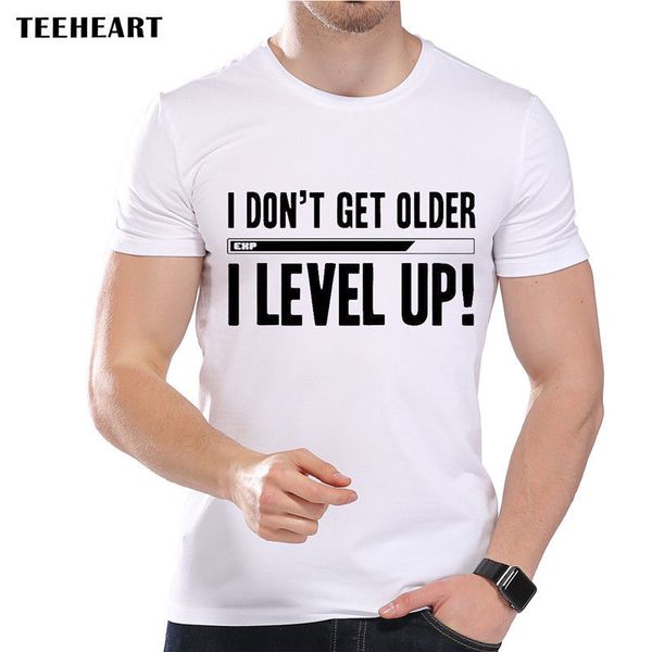 

male selling gaming i don't get older i level up exp points funny joke men t shirt tee summer tee shirt sport hooded sweatshirt hoodie