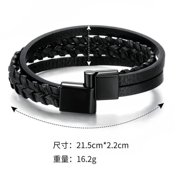 

zoshi genuine leather bracelets retro braided rope bracelet for men women bracelets jewelry ethnic tribal wr bbyrtl, Golden;silver