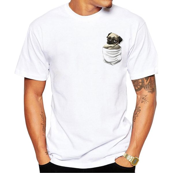 

teehub hipster fashion chillin' pocket pug puppy design funny cute pocket pug printed short sleeve sport sweatshirt hoodie t shirt