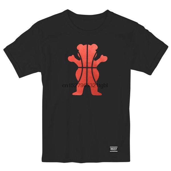 

grizzly griptape men sports pack медведь с коротким рукавом черная одежда новое лето мужчины s дизайнеры балахон футболки толстовка