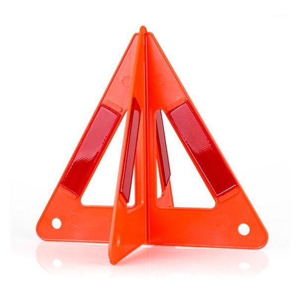 

other exterior accessories 1 pcs car emergency safety 360 ddegree reflective triangles flash sign vehicle fault cars tripod folded srefl