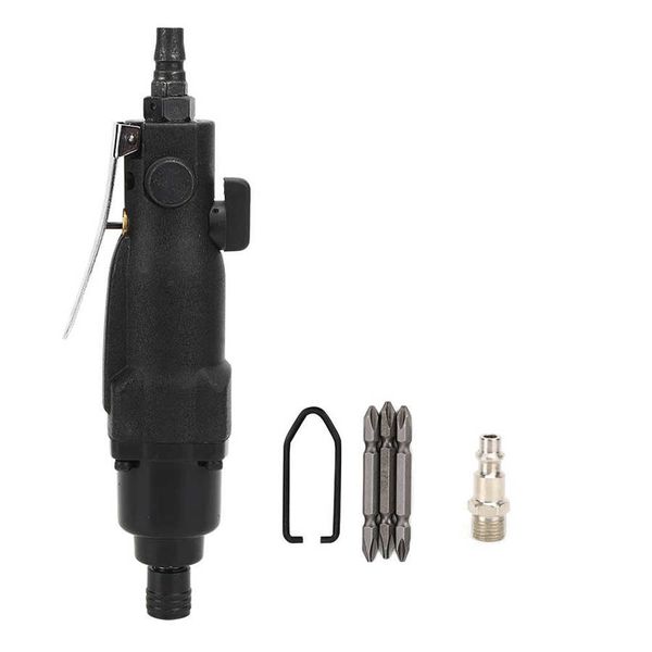 

yc-3008 pneumatic screwdriver 8h straight handle japanese type quick connector + 3pcs screwdriver bit