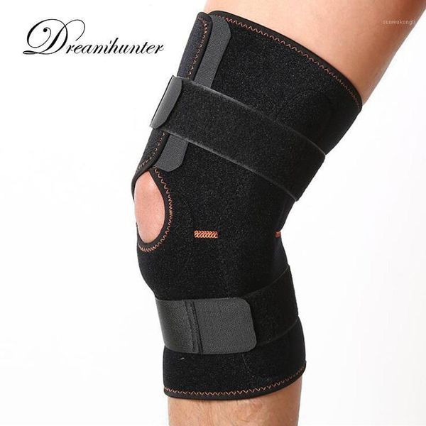 

pro sports knee pads protectors bandage outdoor running hiking patella knee support brace kneecap padded protect1, Black;gray