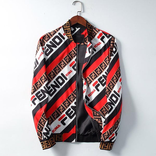 

19 luxury designer new pattern letter print black red autumn winter men's windbreaker jacket coat cool casual jacket men's clothin, White;black