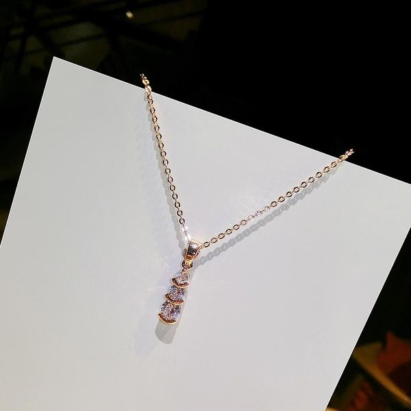 

Xinwei wholesale Simple pendant personality short necklace female clavicle neck chain birthday gift for girlfriend, Silver