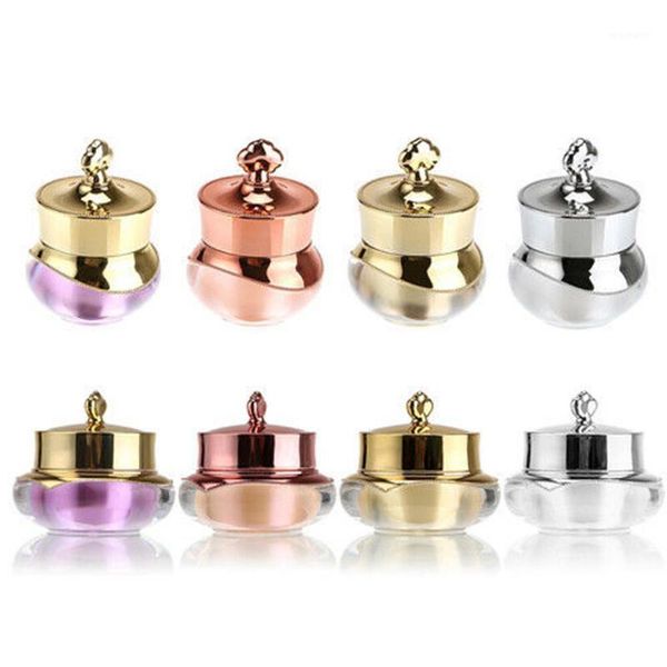 

storage bottles & jars 1pcs 5g/10g crown shape plastic refillable empty pot makeup jar travel face cream lotion cosmetic container1