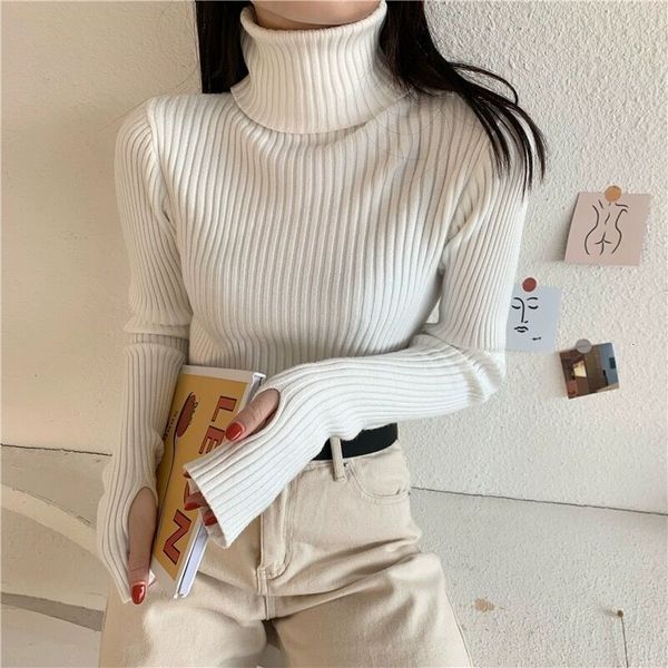 

new the 2021 fine versatile fit in knitted or crocheted long students foreign style n1at, White;black